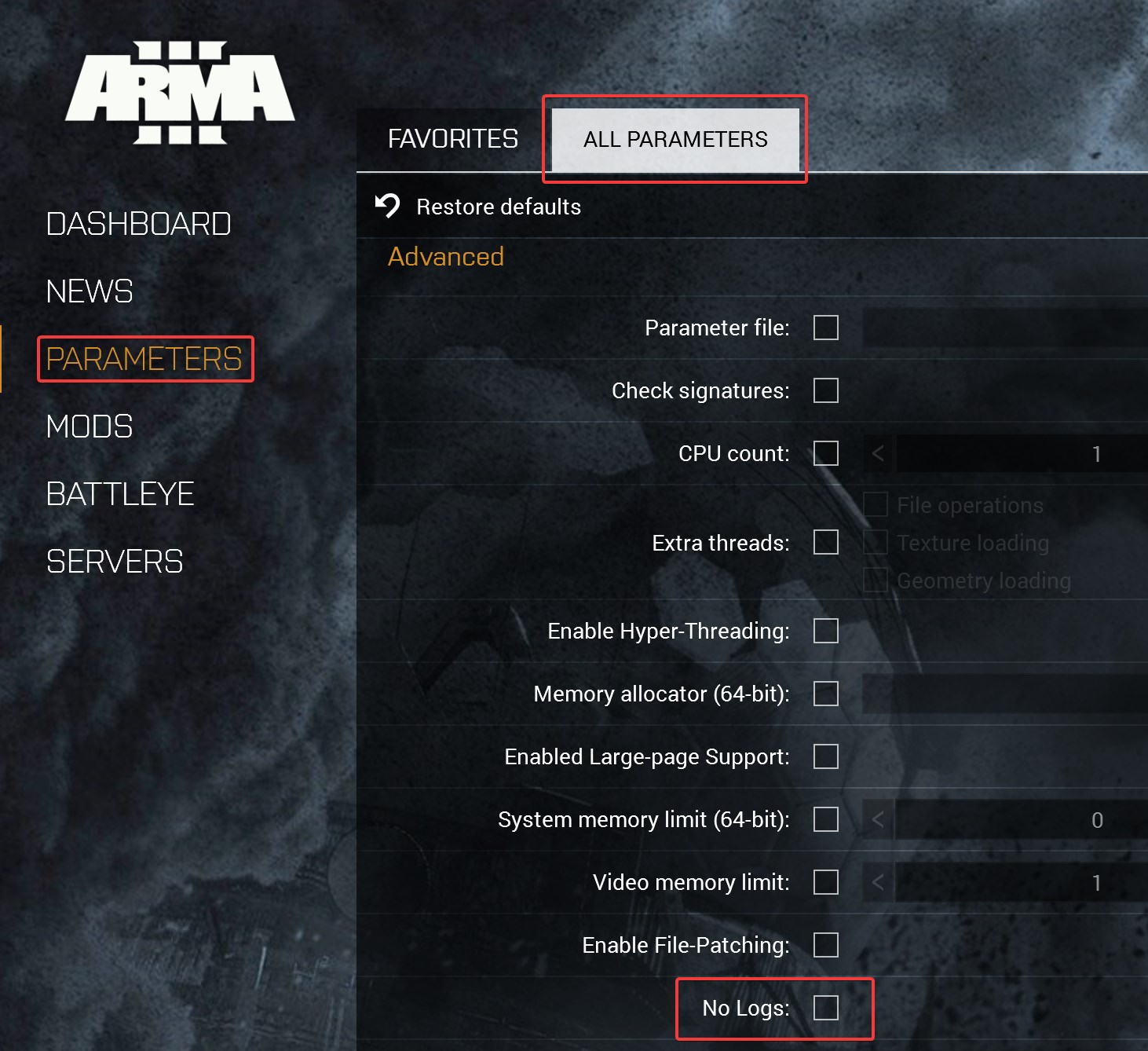 arma 3 launcher