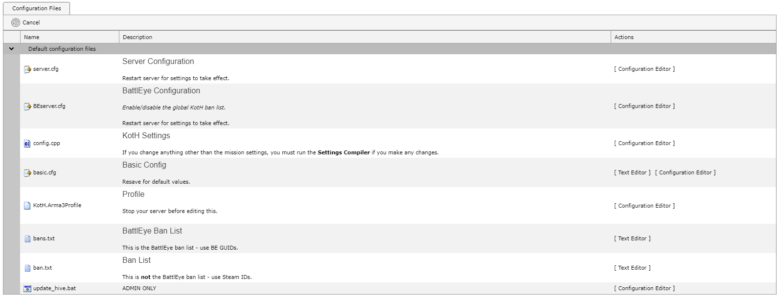 Hide or Ban the Server - BattleMetrics